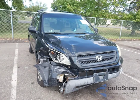 2004 Honda Pilot Ex-L from USA, damaged, VIN 2HKYF18574H547556